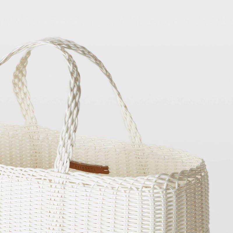 Lace Large Tote - Greyish-White