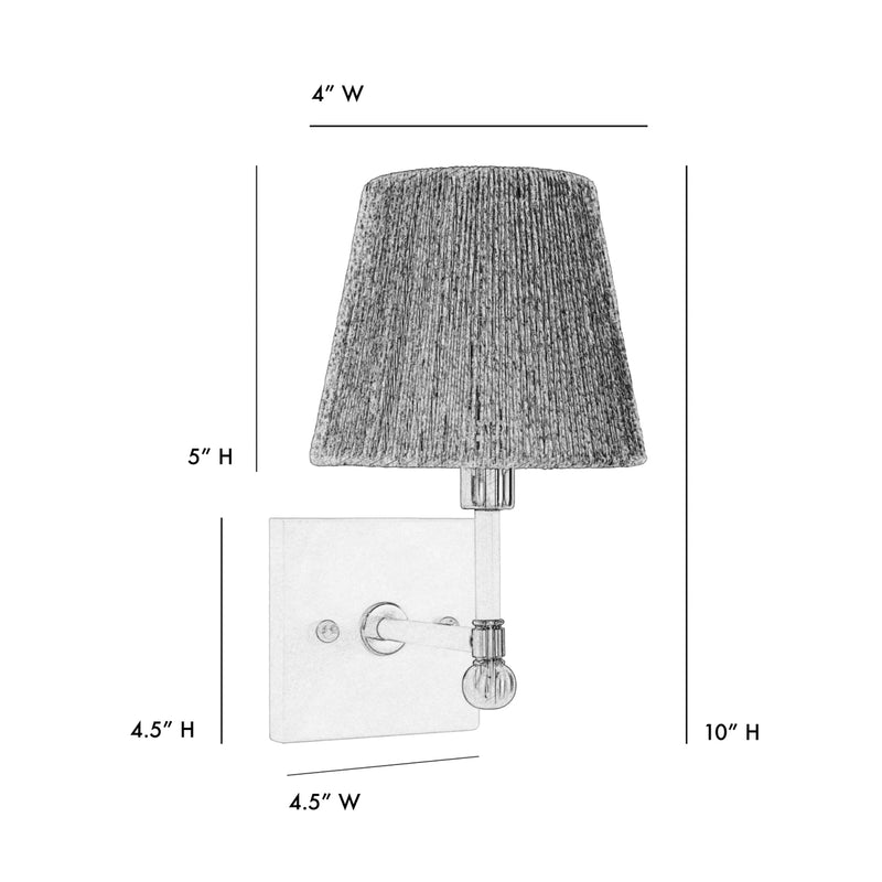 Piper Sconce - Natural