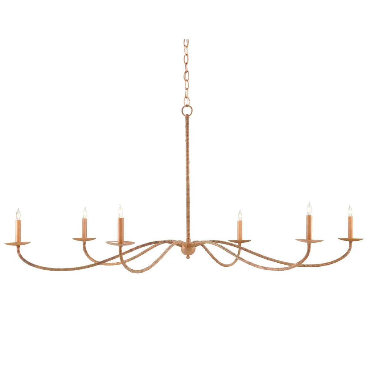 Saxon Rattan Chandelier