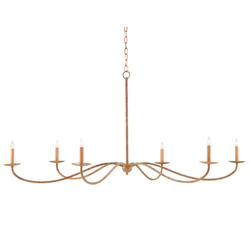 Saxon Rattan Chandelier