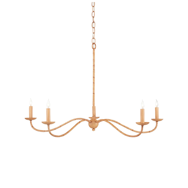 Saxon Rattan Chandelier