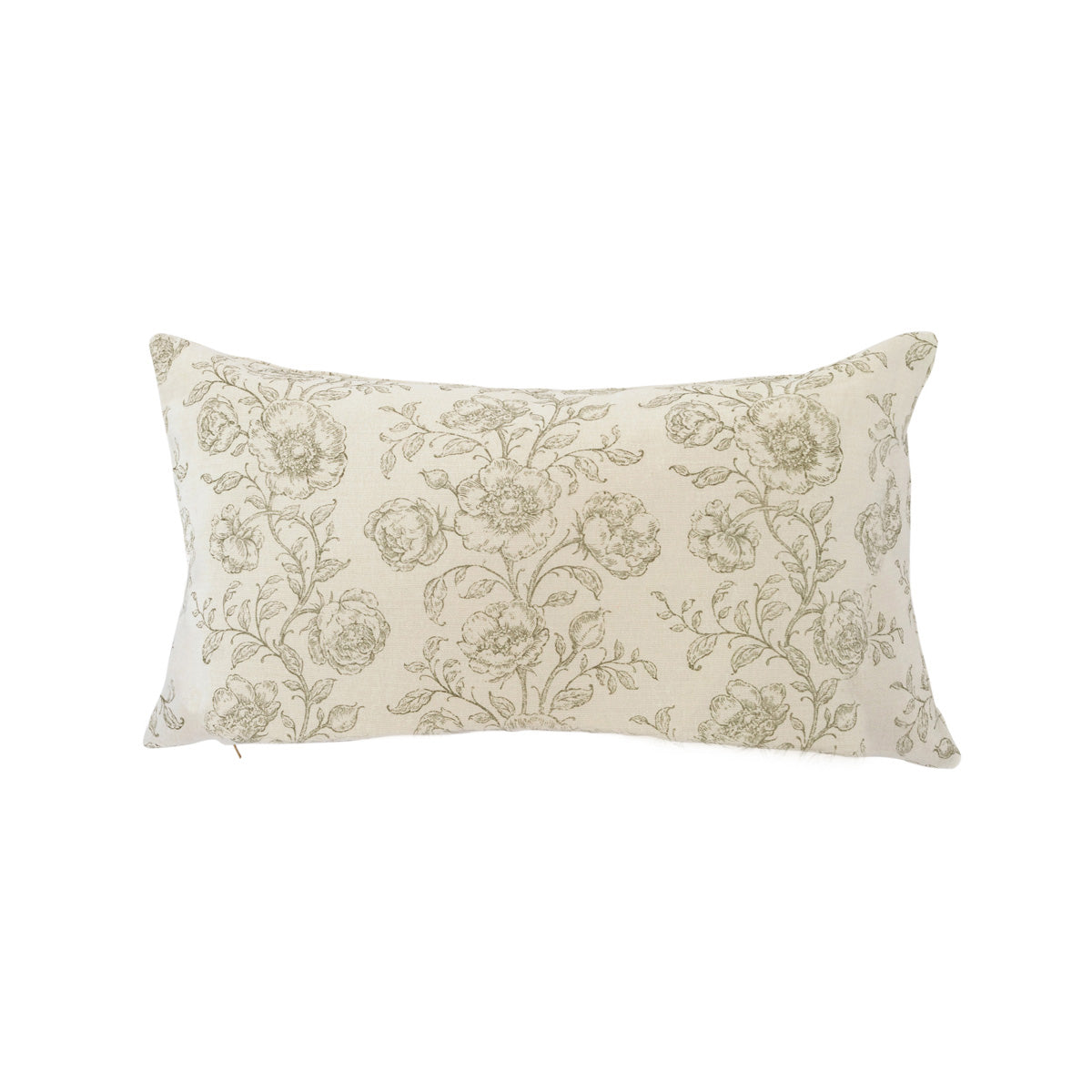 Mabel Pillow Cover - Olive - Lumbar