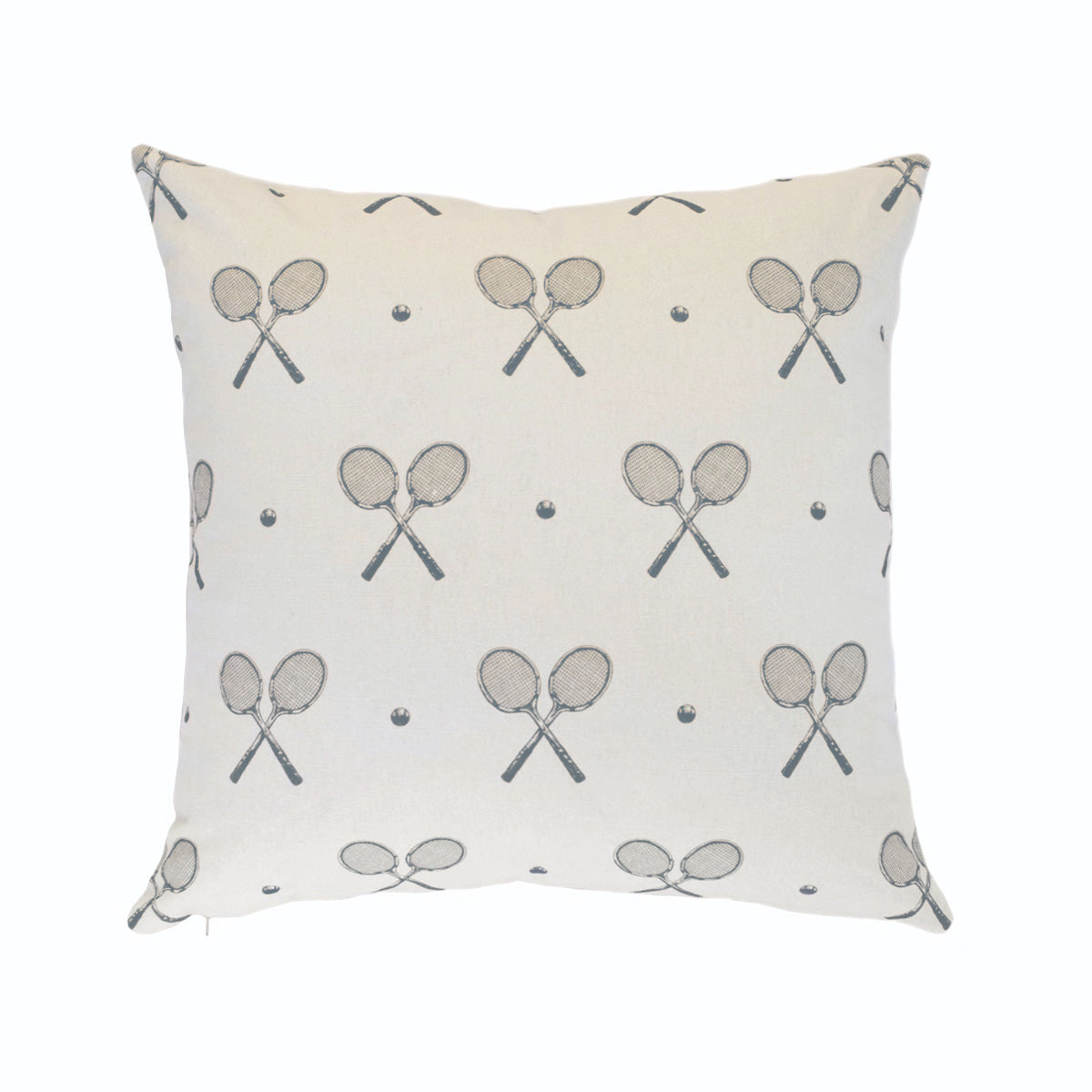 Racquet Pillow Cover - Marine - 22" x 22"