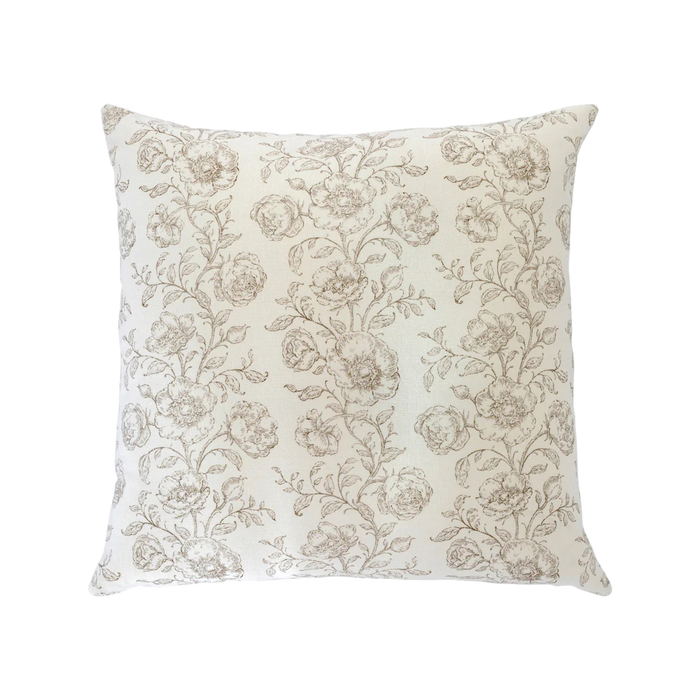 Mabel Pillow Cover - Birch - 22" x 22"