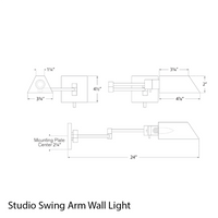 Studio Swing Arm Wall Light