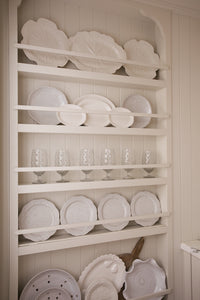 Cabbage Oval Platter - White