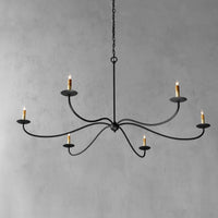 Saxon Large Black Chandelier