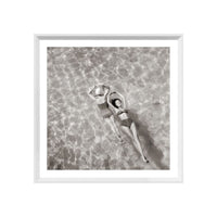 Vintage Summer Floating Framed Artwork
