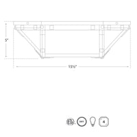 Morris Flush Mount