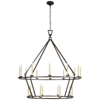Darlana Extra Large Two-Tier Chandelier