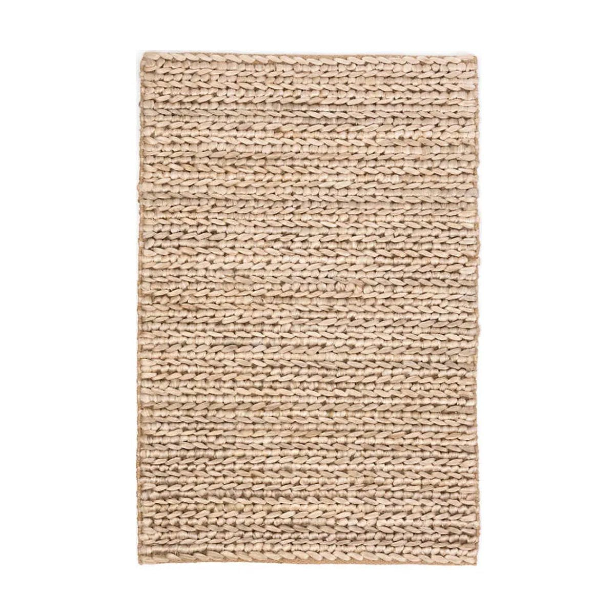 Jute Woven Rug - Bleached Oak