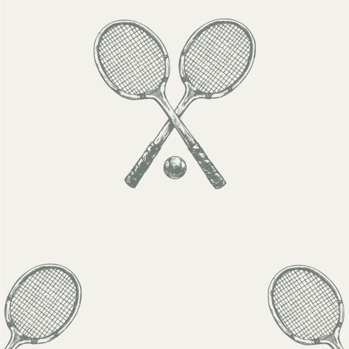 MH Wallpaper - Racquet | Laurel Green