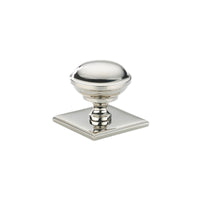 Queslett Knob with Square Backplate