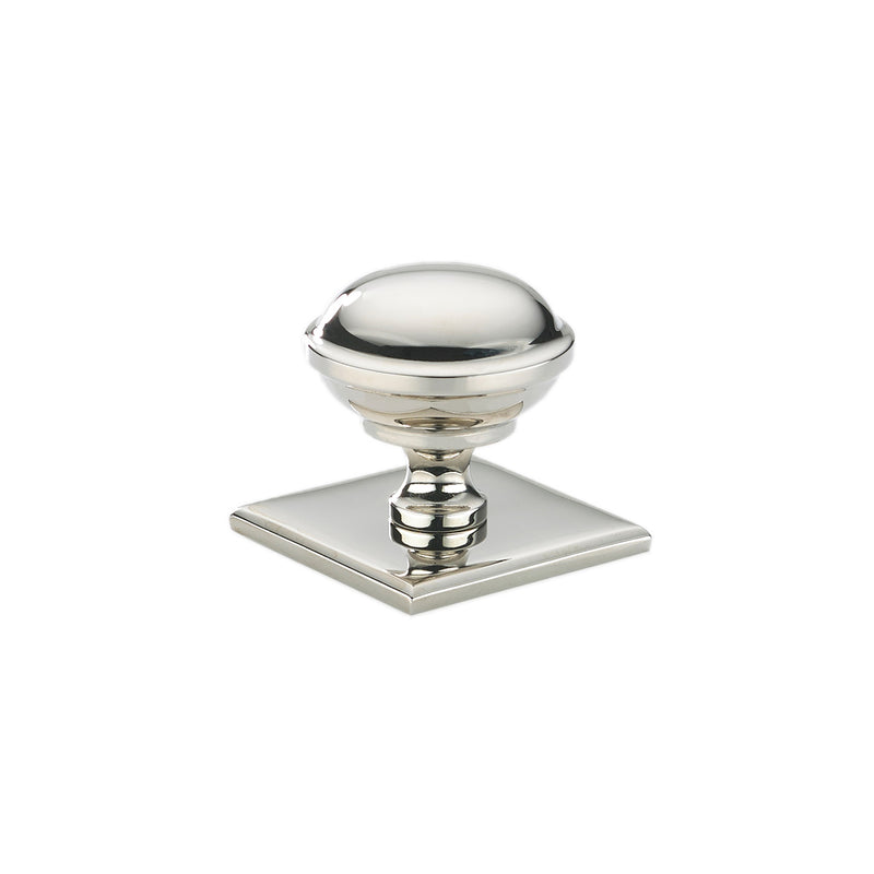 Queslett Knob with Square Backplate