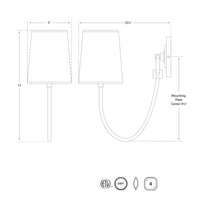 Reed Single Sconce