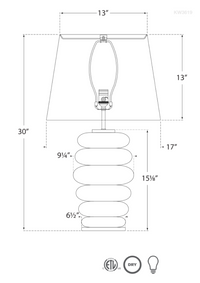 Phoebe Stacked Table Lamp