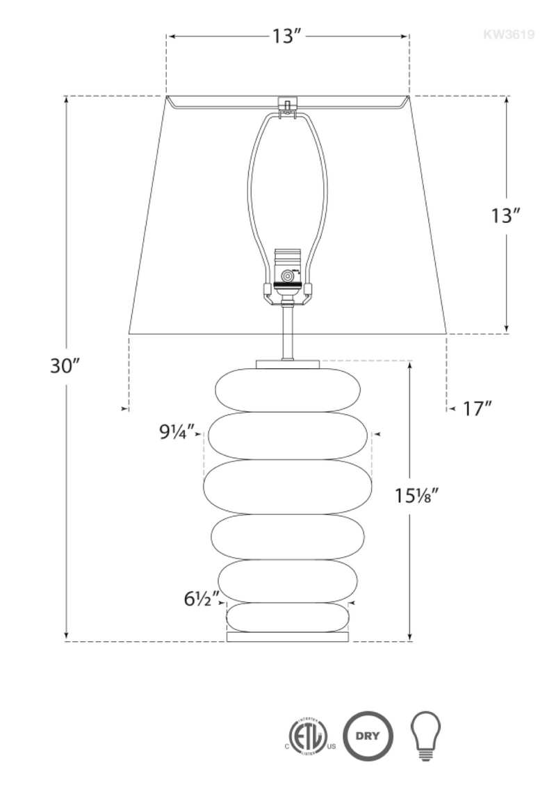 Phoebe Stacked Table Lamp
