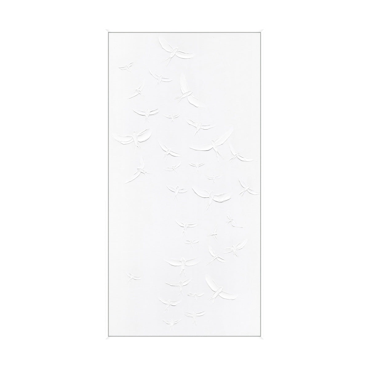 Birds on Canvas No. 01 Framed Artwork