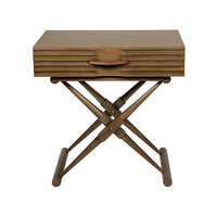 Zanta Nightstand - Saddle Brown