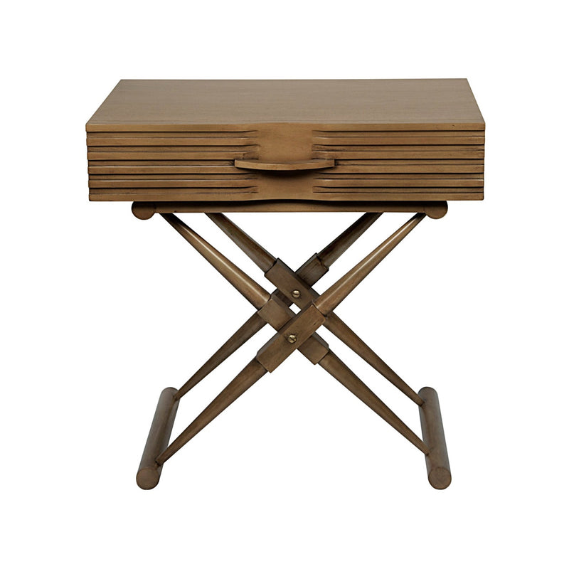 Zanta Nightstand - Saddle Brown